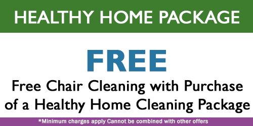 upholstery cleaning healthy home package